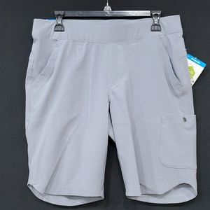🆕️ Columbia Place to Place Long Shorts Light Blue/Gray ~ NEW